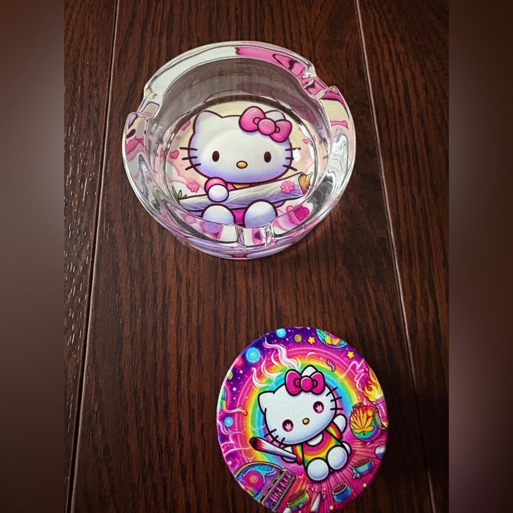 Sanrio Hello Kitty Pink and Purple Accessories